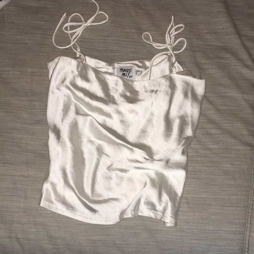 Princess Polly white silk top